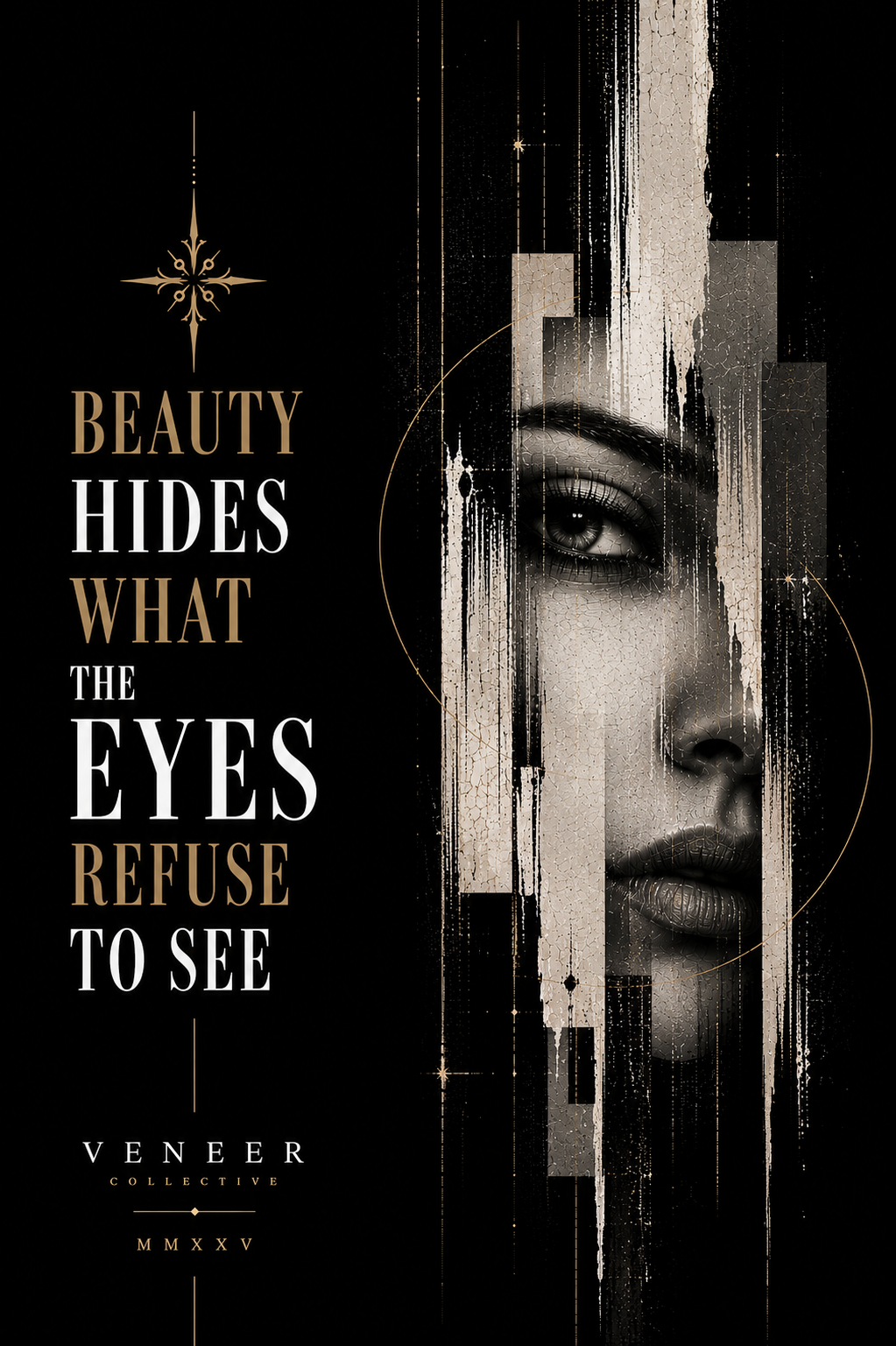 Beauty Hides What the Eyes Refuse to See — artwork