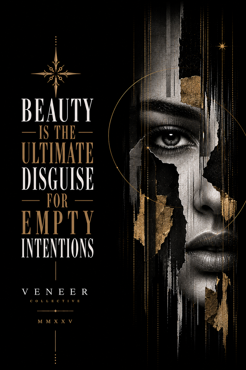 Beauty Is the Ultimate Disguise for Empty Intentions — artwork