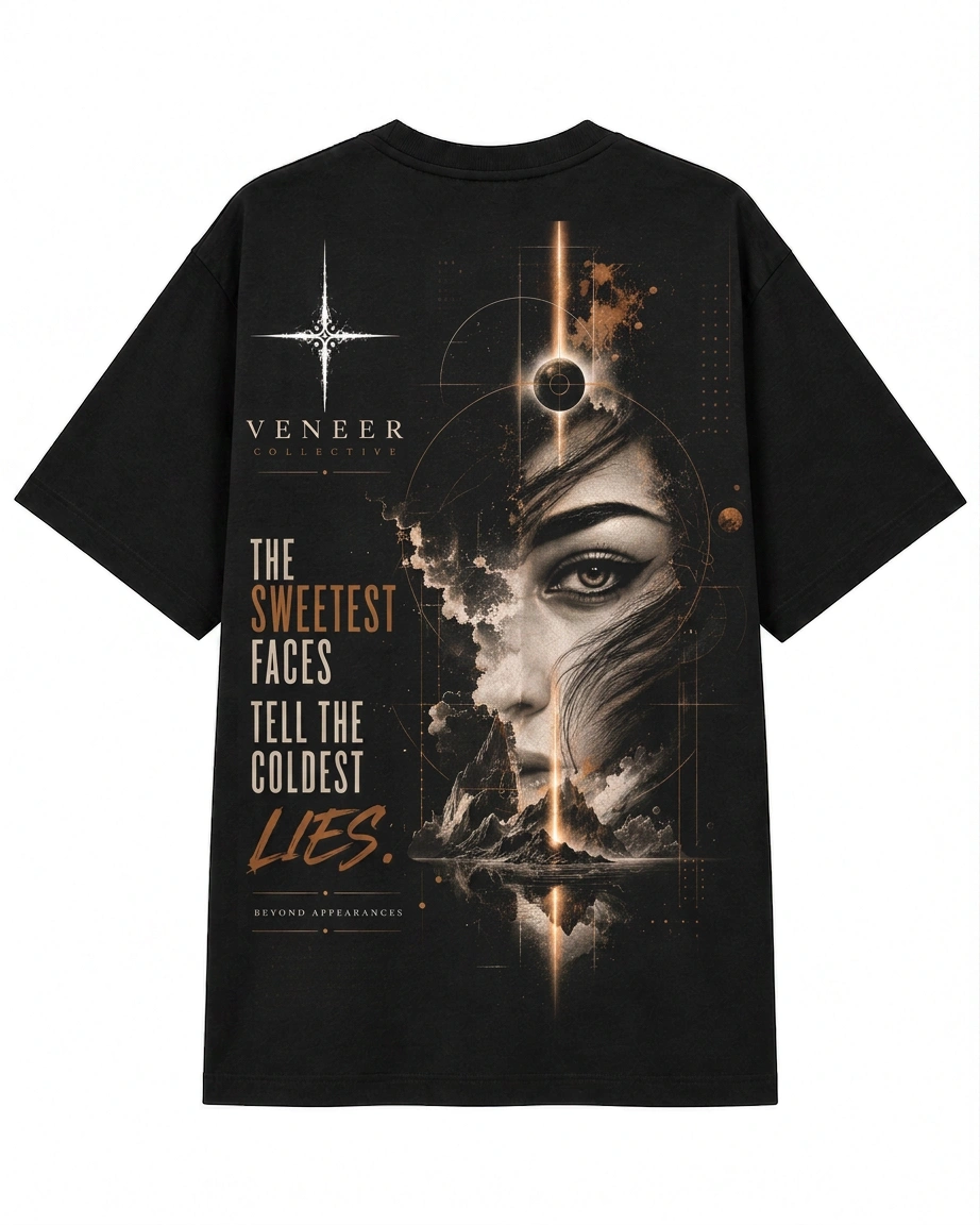 THE SWEETEST FACES TELL THE COLDEST LIES. — product view